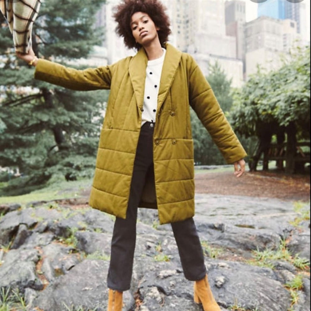 Madewell Dumont Quilted Coat